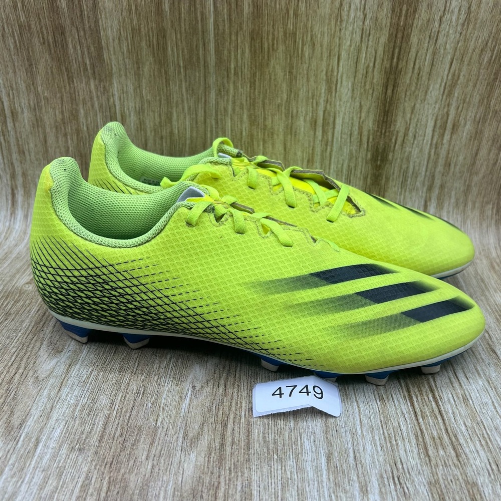 Adidas X‎ Ghosted.4 FG Men's Size 10.5 Soccer Cleats Neon Yellow Black Football - Picture 10 of 10
